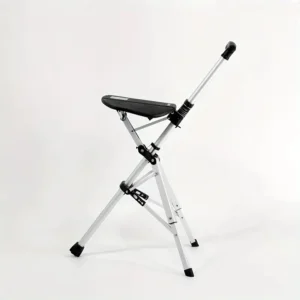 2 in 1 Walking Cane with Foldable Seat