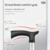 2 in 1 Walking Cane with Foldable Seat