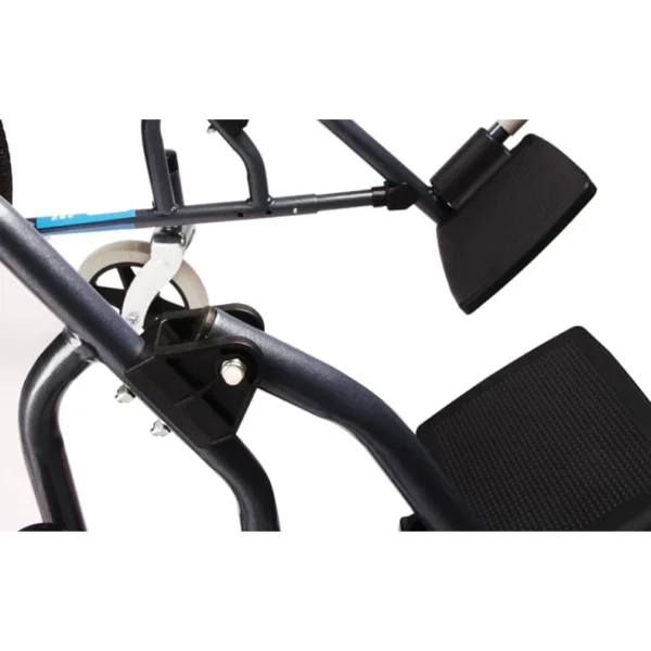 Lightweight PU Leather Wheelchair Foldable 13kg