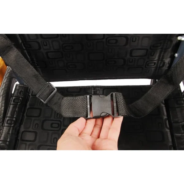 Lightweight PU Leather Wheelchair Foldable 13kg