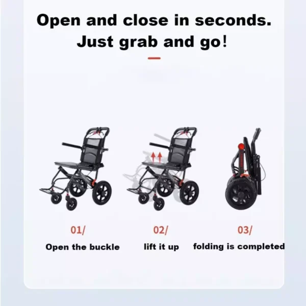 my-11134207-7rasi-m7nj0nmpgi4t84 Ultra-Lightweight Foldable Wheelchair 6.2kg