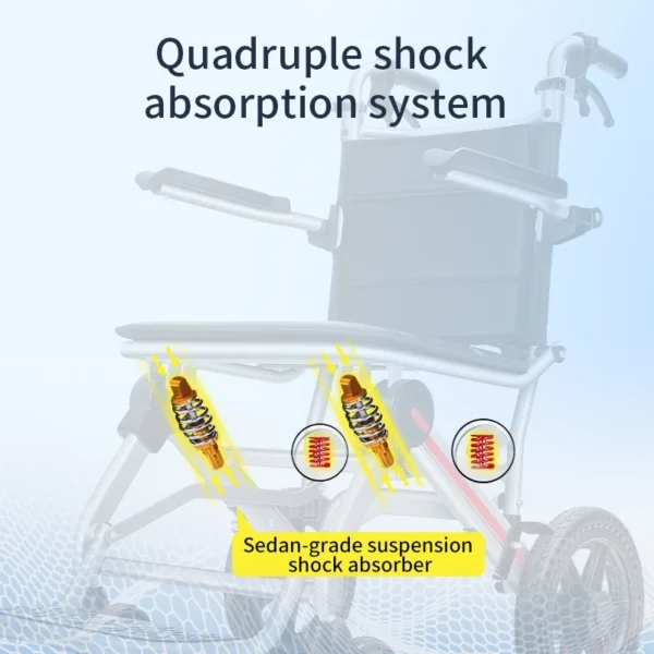 Premium Lightweight Foldable Wheelchair