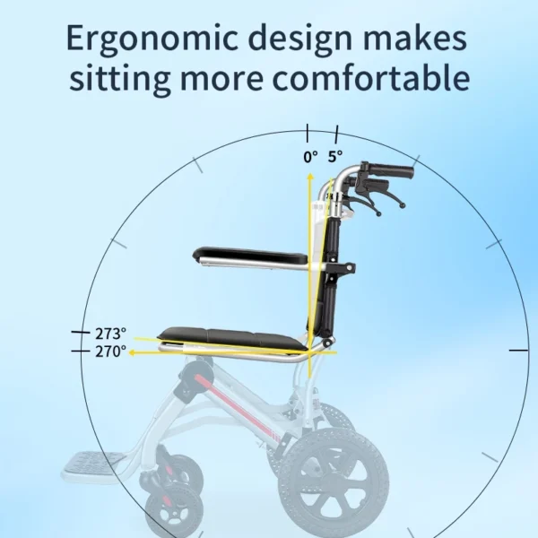 Premium Lightweight Foldable Wheelchair