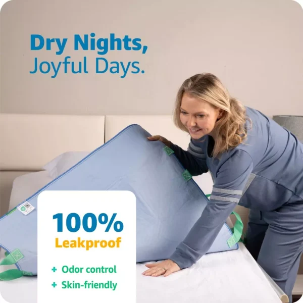 Washable Positioning Bed Pad with Handles