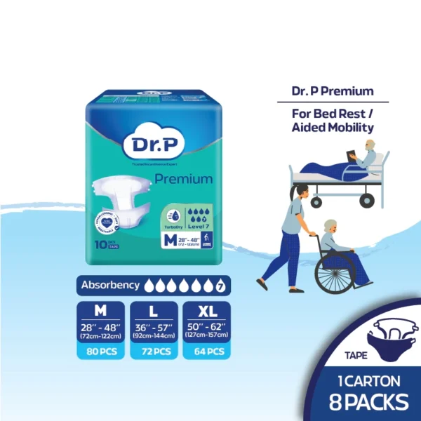 my-11134207-820lc-mgm3hvaj4uto96 Dr. P Level 7 Premium Adult Diaper 8 Packs