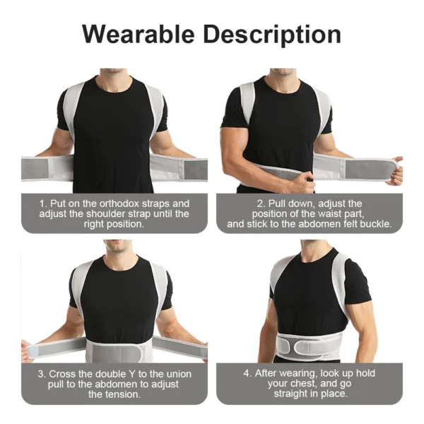 Breathable Posture Corrector Back Brace