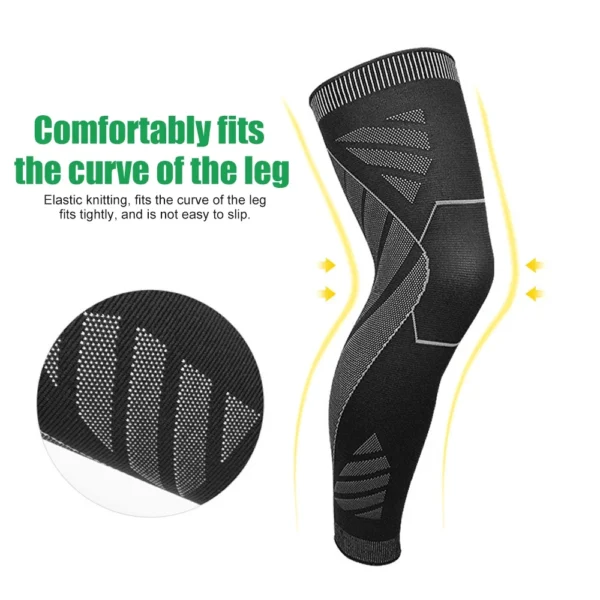 Full Leg Compression Sleeves Pair