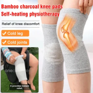 Bamboo Charcoal Knee Warmer Sleeves