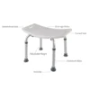 sg-11134201-7rd5m-lu5vpg2ofzxsd8 Lightweight Anti Slip Shower Seat for Elderly