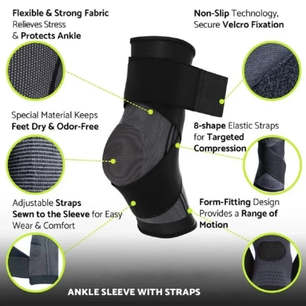 Adjustable Ankle Brace Compression Support